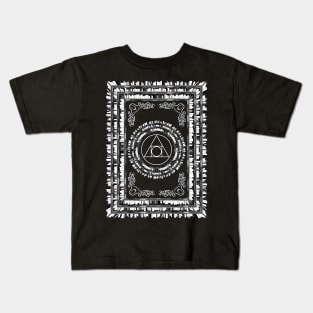 The Philosopher's Stone - Symbol of Alchemy (Bookcase Design) Kids T-Shirt